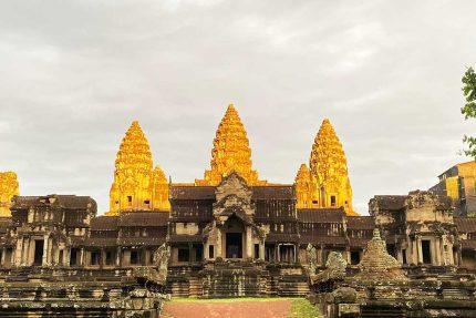 Golden Angkor Wat Temple
