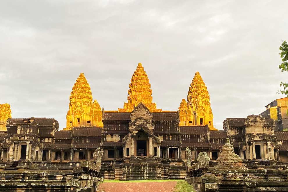 Golden Angkor Wat Temple